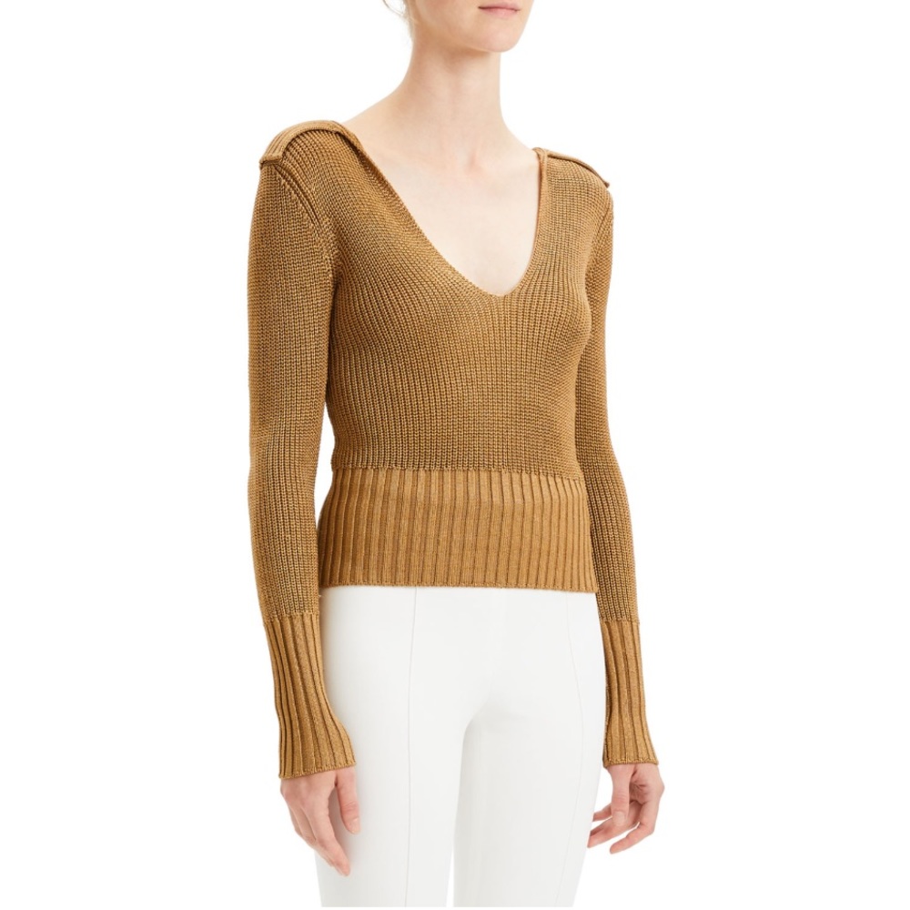 Theory roving crop sweater M